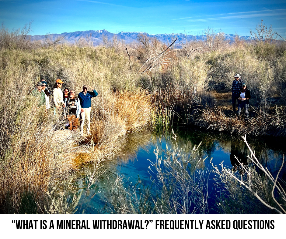 What Is A Mineral Withdrawal Frequently Asked Questions Amargosa